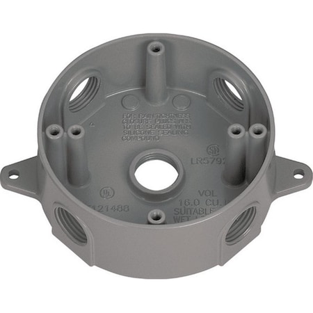 Pulse Radar Electrical Box, Outlet Box Type, Die-Cast Metal, Round Shape PU151047